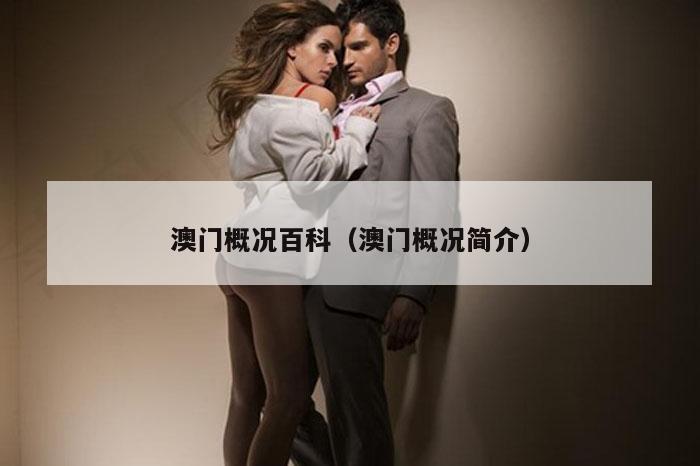 澳门概况百科(澳门概况简介)